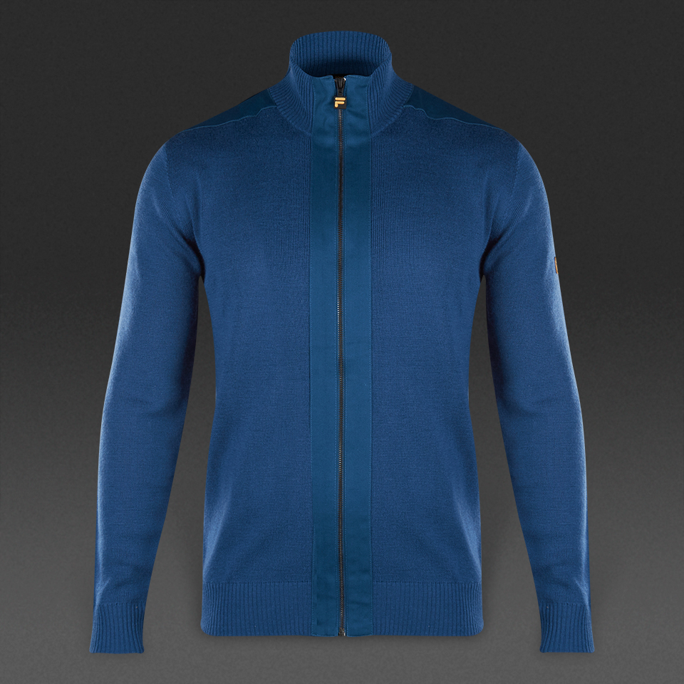 FILA Matador 2 Knitted Jacket Ink Blue for Men